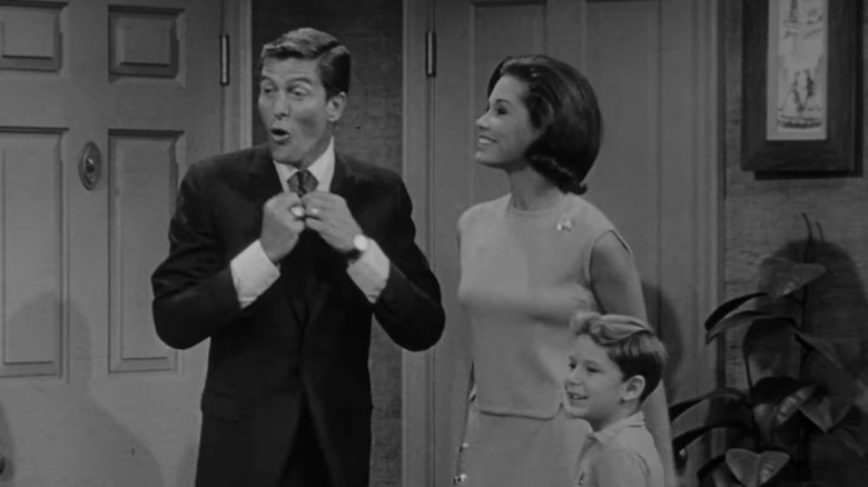 Rob Petrie, Laura, and Ritchie in The Dick Van Dyke Show