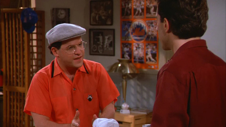 George talks to Jerry in the Sinfield experimental episode
