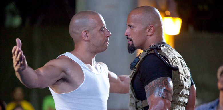 Dwayne Johnson and Vin Diesel Feud - Fast Five