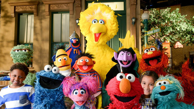 The crew of Sesame Street