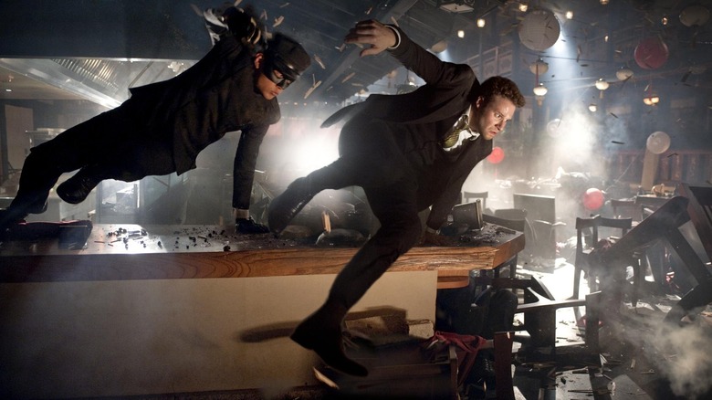 Jay Chou and Seth Rogen in The Green Hornet