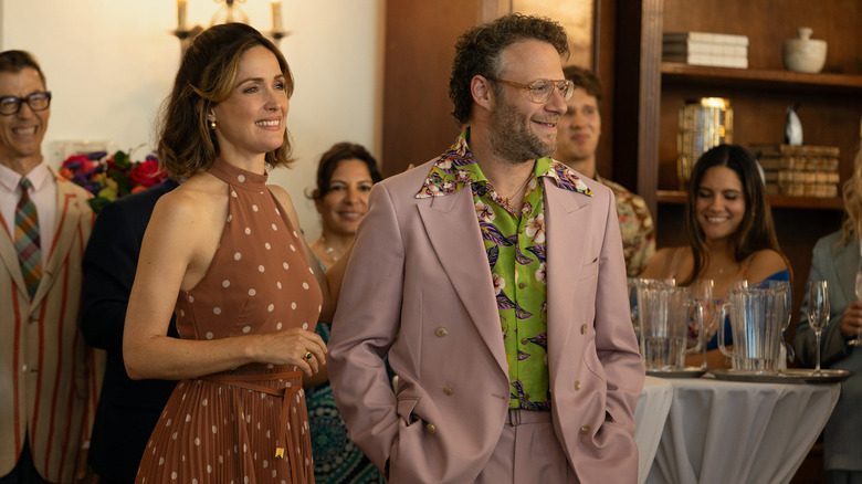 Rose Berne and Seth Rogen in Silvia and they will smile in Platonism