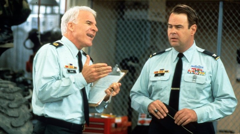 Dan Aykroyd and Steve Martin in Sgt. Bilko