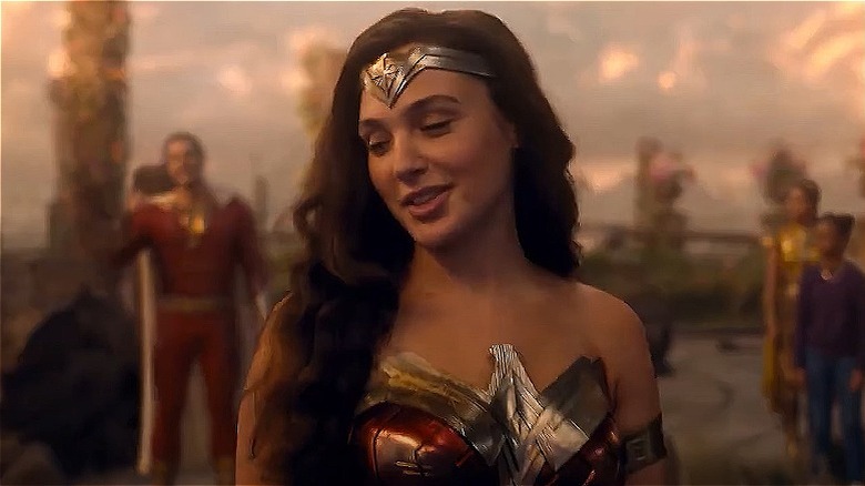 Wonder Woman smiling