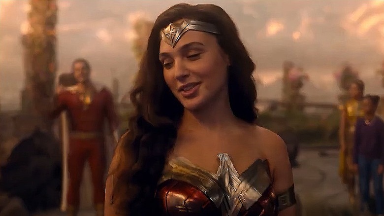 Wonder Woman smiling