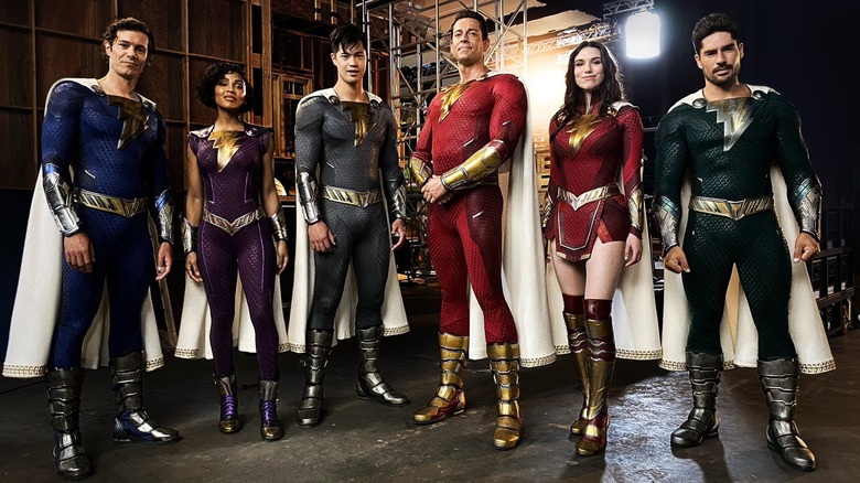 Súper trajes de Shazam Fury of the Gods
