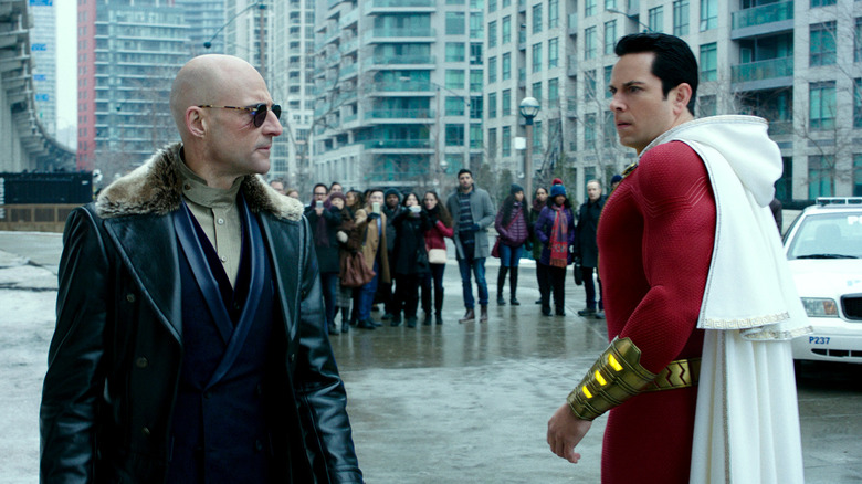 Shazam Mark Strong y Zachary Levi