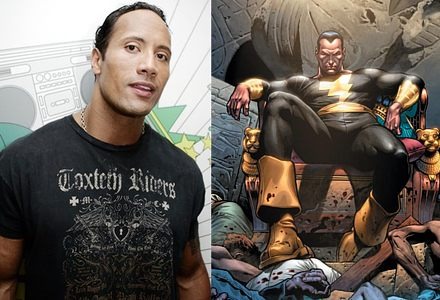 The Rock as Black Adam