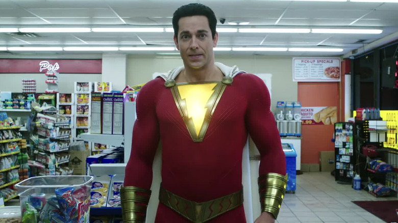 Shazam at a convenience store