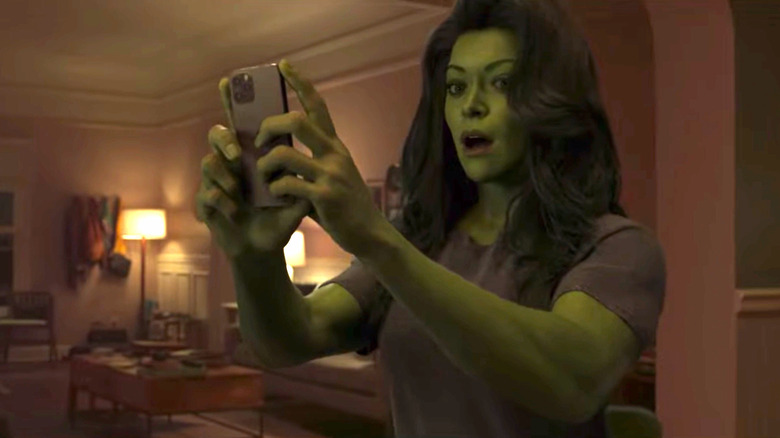 Tatiana Maslany as Jennifer Walters/She-Hulk in She-Hulk: Attorney at Law