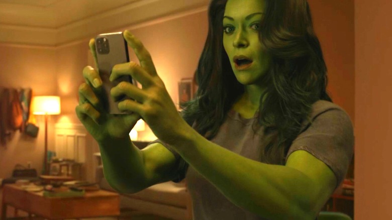 Tatiana Maslany as Jennifer Walters/She-Hulk in She-Hulk: Attorney at Law