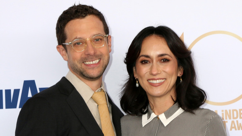 Shogun creators Justin Marks and Rachel Kondo attend the 2025 Independent Spirit Awards