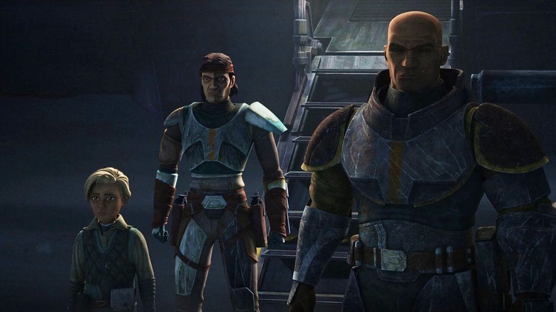 Star Wars: The Bad Batch, Omega, Hunter, Wrecker