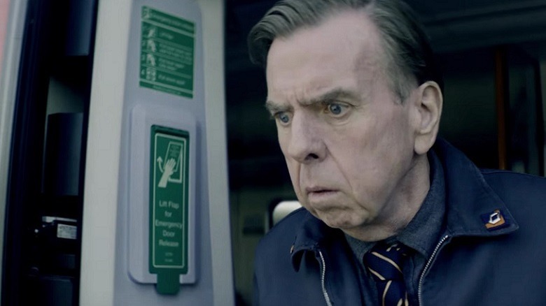 Timothy Spall looks horrified