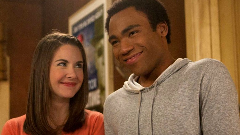 Alison Brie and Donald Glover in 