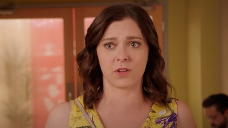 Rachel Bloom looking distraught
