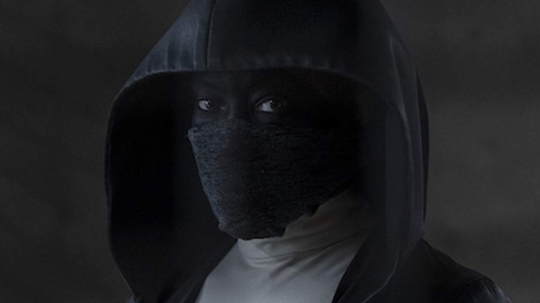 Regina King as Angela Abar from Watchmen in mask