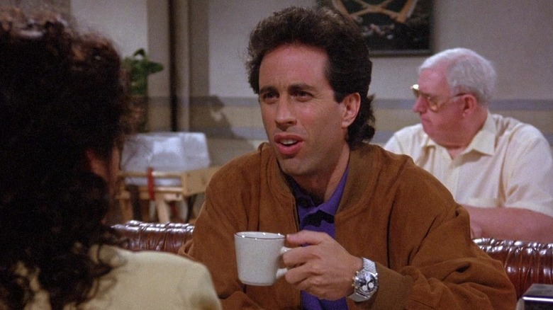 Jerry horrified drinking coffee