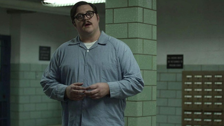 Cameron Britton portraying serial killer Ed Kemper in "Mindhunter"