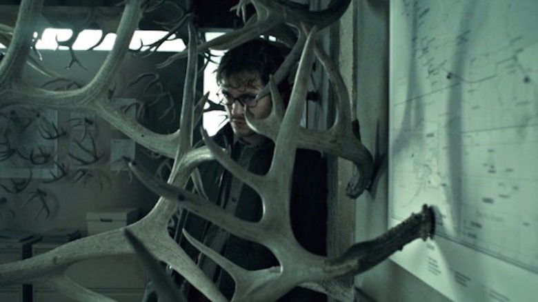Will Graham studies antlers