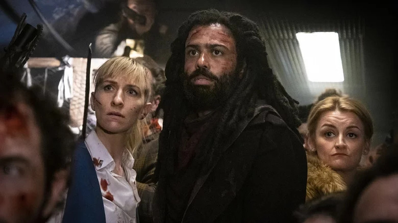 Snowpiercer's Daveed Diggs standing on train