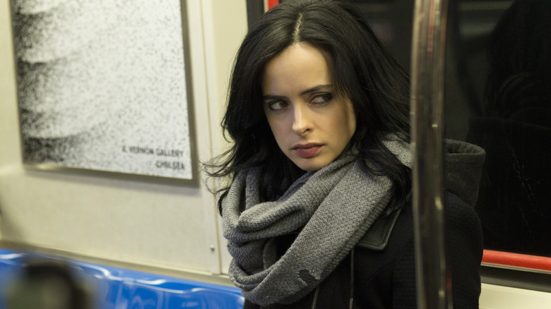 Jessica rides the subway