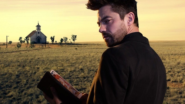 Jesse Custer, bible in hand