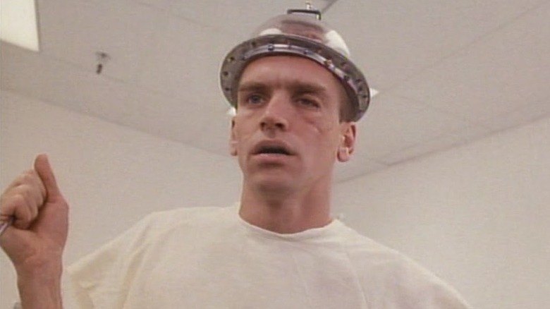 Bill Mosely as Ricky, walking around in Silent Night Deadly Night 3: Better Watch Out