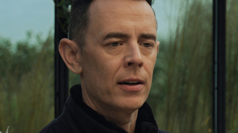 Colin Hanks as Per Stensen speaking in Silo