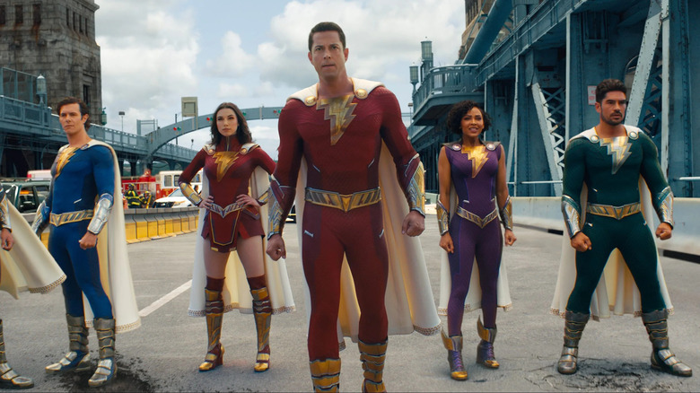 Shazam Fury of the Gods Adam Brody Grace Caroline Currey Zachary Levi Megan Good DJ Cotrona