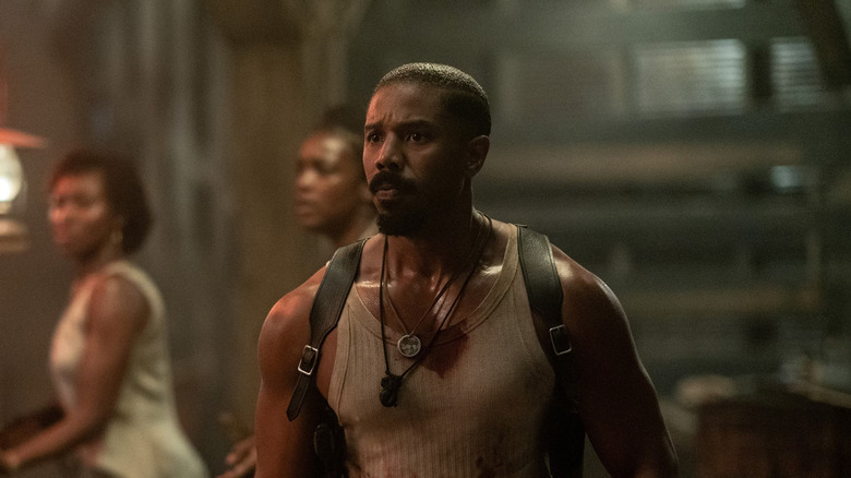 Michael B. Jordan, when smoke was standing in the stove ready to fight vampires in sinners