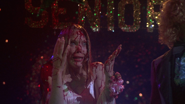 Carrie pig's blood prom scene