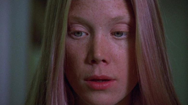 Sissy Spacek as Carrie White looking thoughtful in Carrie (1976)