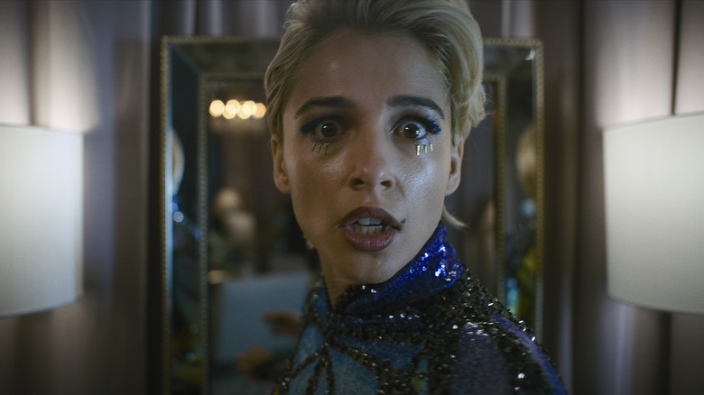 Skye Riley looks terrified in Smile 2