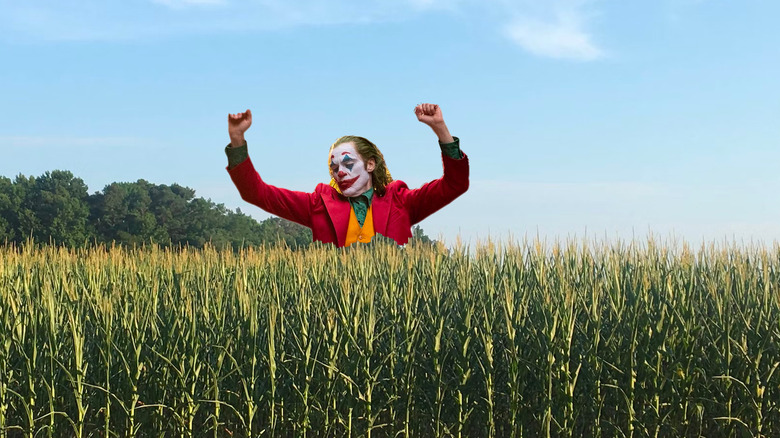 Clown in a Cornfieldr