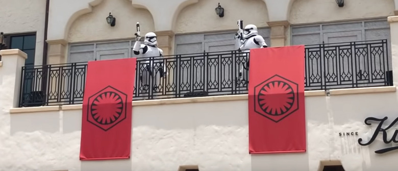 Social Distancig Stormtroopers in Place at Disney World