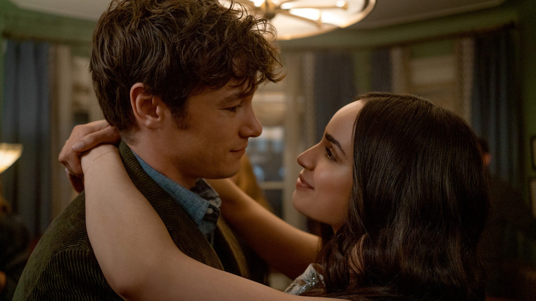 Kyle Allen's Brad and Sofia Carson's Alex embrace in The Life List