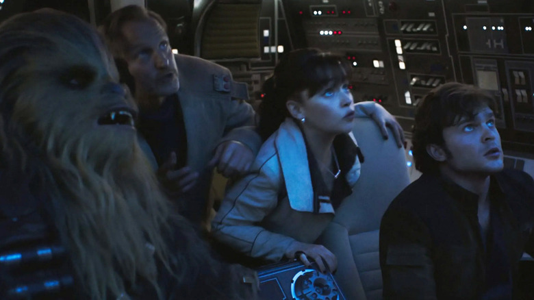 Han Solo and Qi'ra in Solo: A Star Wars Story