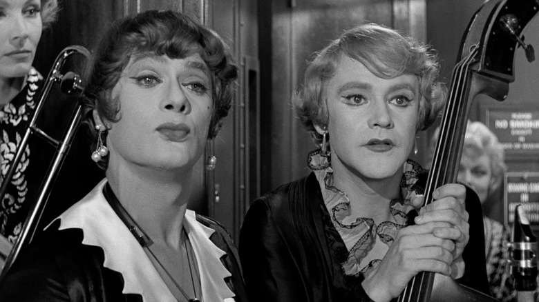 Tony Curtis and Jack Lemmon in Some Like It Hot