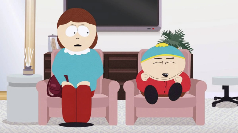Liane and Eric Cartman in South Park: The Streaming Wars