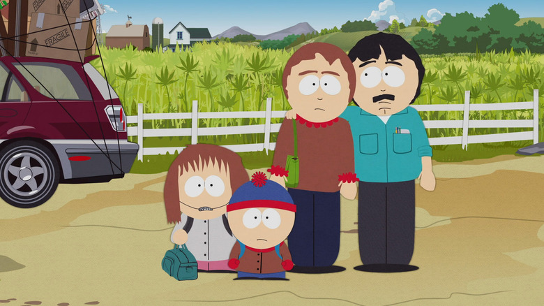 Randy Marsh and his family packing up and moving away from their farm in South Park