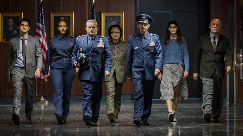 The cast of Space Force