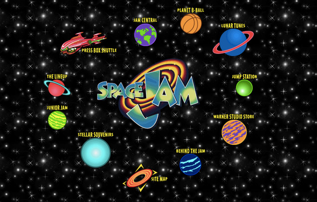 Space Jam website