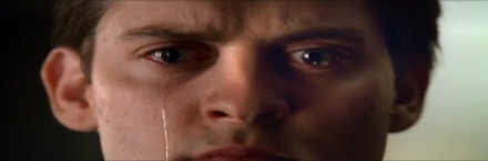 Peter Parker crying