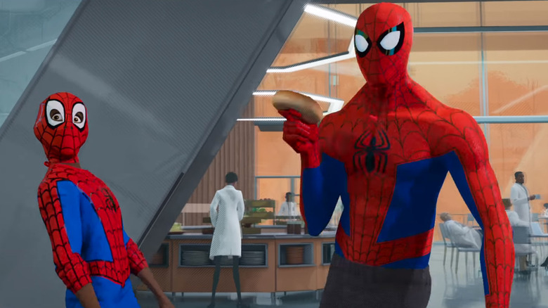 Spider-Man: Into the Spider-Verse Bagel Scene