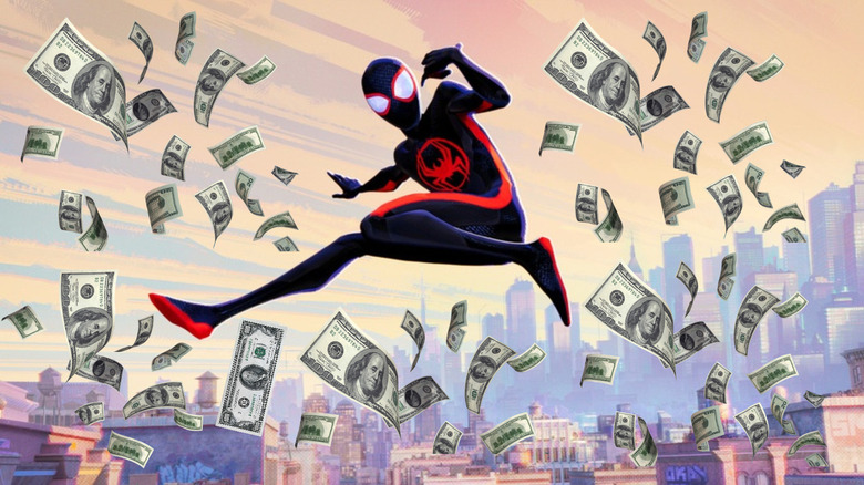 Spider-Man Across the Spider-Verse money 