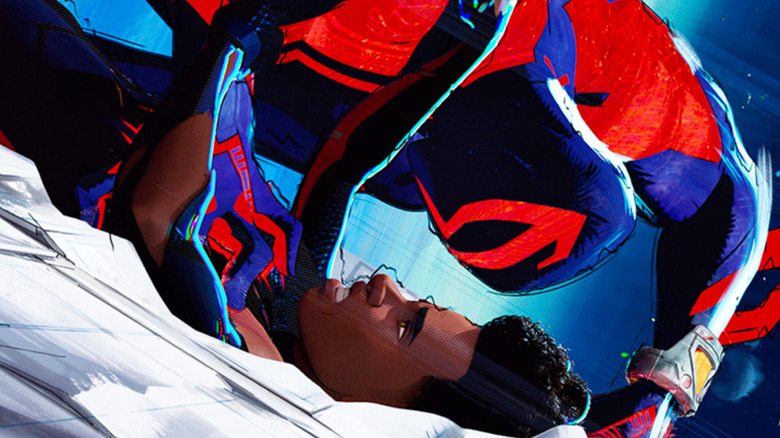 Miles and Spider-Man 2099 in Across the Spider-Verse