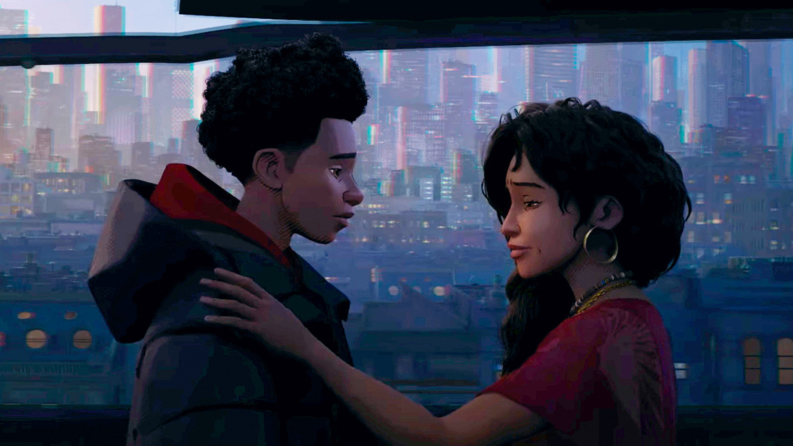 SpiderMan Across The SpiderVerse's Touching Mother And Son Moment