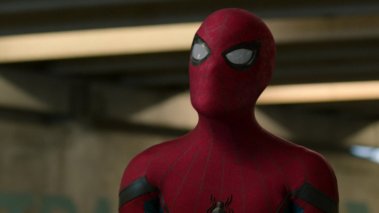 Spider-Man listening in Spider-Man: Homecoming