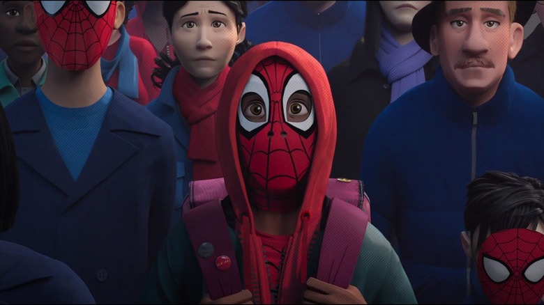 Spider-Man Into the Spider-Verse funeral 